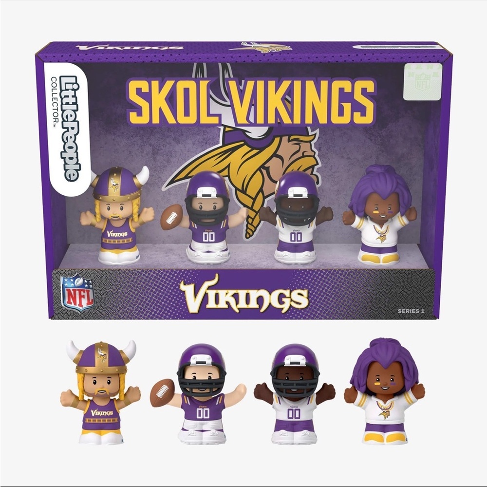 COPY - Minnesota Vikings Little People set